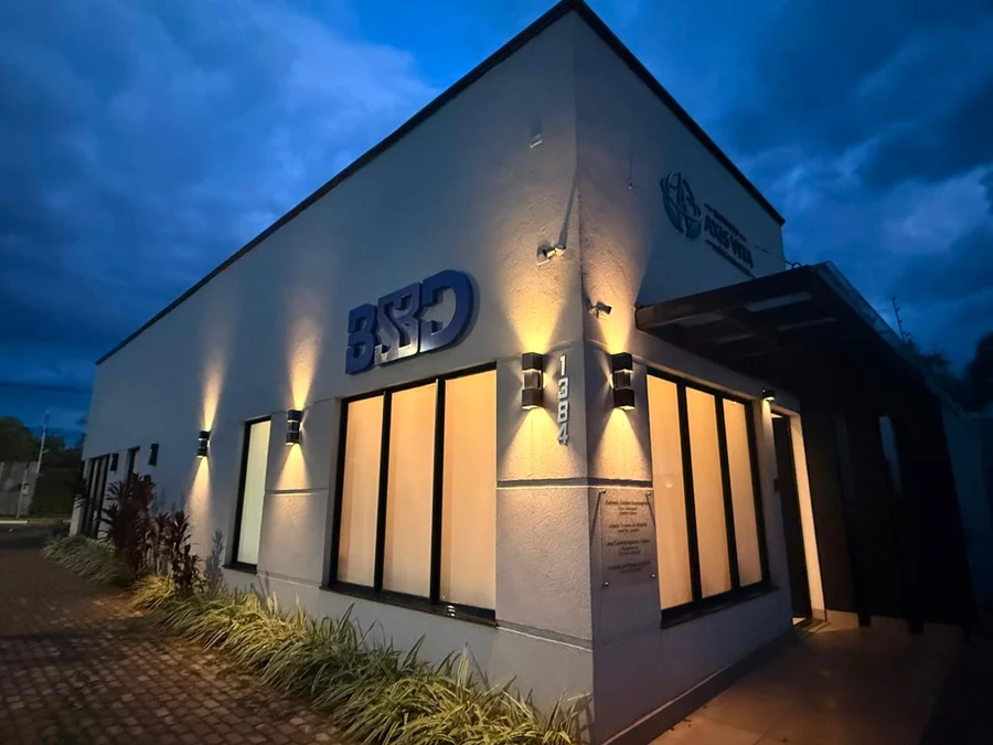 Fachada da sede da BS3D